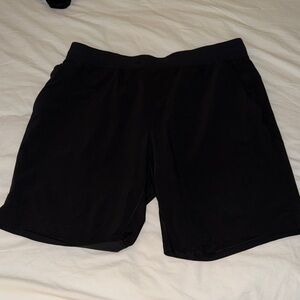 lululemon athletica Men's Black Athletic Shorts - unlined 9’
